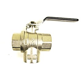 3-Weg-Kugelhahn 3/4"