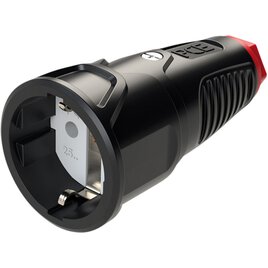 Gummi-Kupplung Schwarz