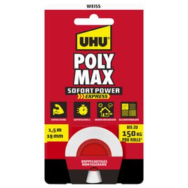Poly Max Doppelband - Weiß
