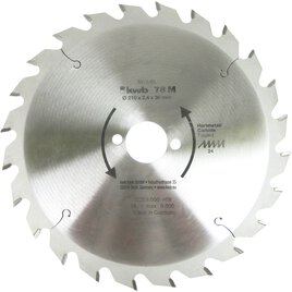 HM-Sägeblatt 210 x 30 mm Ø, 24 Zähne