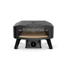 13" Pizzaofen mit drehbarem Steinboden