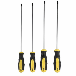 Torx-Schraubendrehersatz T15-T30 extra lang 4 teilig