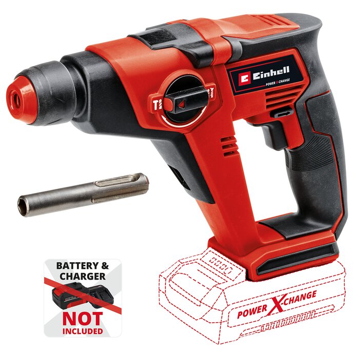 Tassellatore A Batteria Einhell Professional TP-HD 18/26 - Senza Batteria, Per Fori E Demolizioni