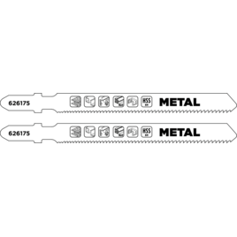 HSS-Bi-Metall-Stichsägeblätter, Metallbearbeitung, fein