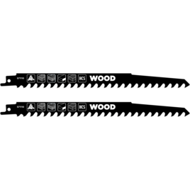 HCS-Säbelsägeblätter, Holzbearbeitung, extra grob