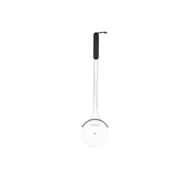 drehbarer Pizzaspachtel Ø18x76 cm aus Edelstahl