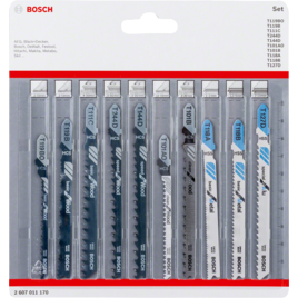 Stichsägeblatt-Set Holz und Metall 10 Stk.