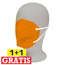 5 Feinstaubmasken FFP2 Orange