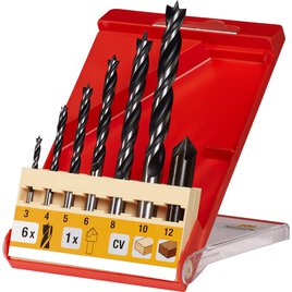 Holzspiralbohrersatz 7-tlg.