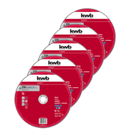 5 Metalltrennscheiben, extra dünn, Ø 230 mm x 2,0