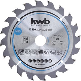 Spanplatten-Kreissägeblätter für Handkreissägen Ø 150 x 20 mm