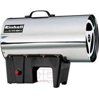 Akku-Gas-Heizkanone GE-HG 18/370 Niro Li-Solo