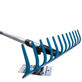 Rechen mit Stiel 30 cm, 12 Zinken