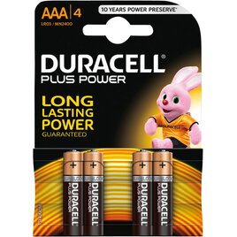4 Batterien Plus Power Micro AAA