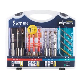 Bohr-Schraubset KIT13-1, 13-tlg