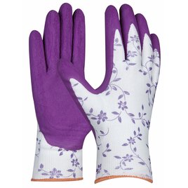 Handschuh "Flower" lila Gr. 7