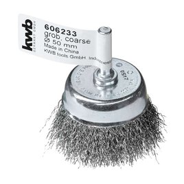 Topfbürste, HSS Stahldraht, gewellt, Ø 50 mm, grob