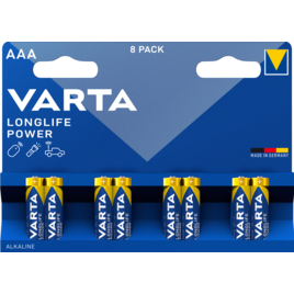 8 Batterien Longlife Power Micro AAA
