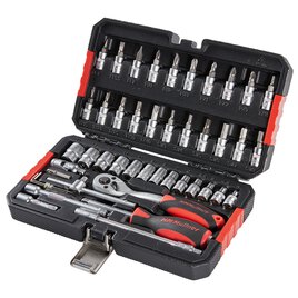  Steckschlüsselsatz, 46-tlg., 1/4"