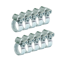10 Schlauchklemmen 10 - 16 mm