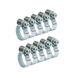 10 Schlauchklemmen 12 - 22 mm