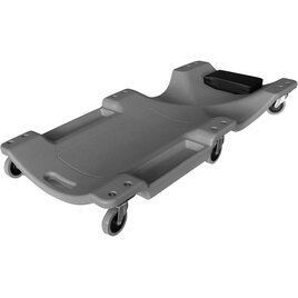 Werkstattliege mit Rollen