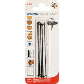 5 Mehrzweck-Holzsägeblätter MS51 zu Laubsäge 99076